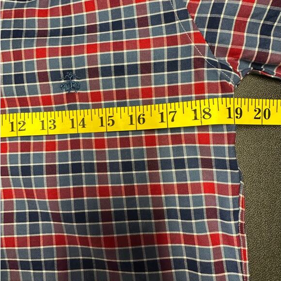 Brooks Brothers Regent Blue and Red Checked Long Sleeve Button Down Size S - Picture 4 of 5